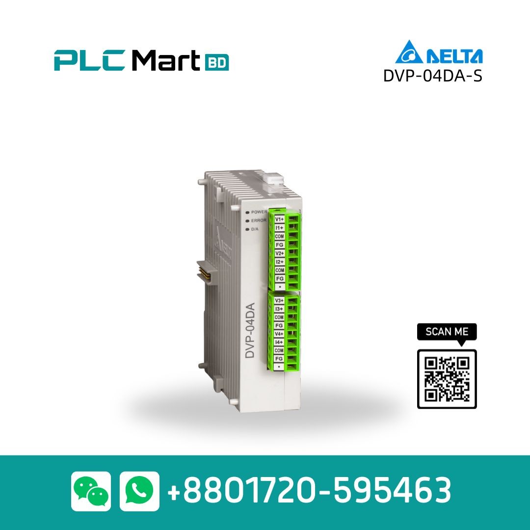 DVP04DA Analog Output Expansion Module (4AO)
