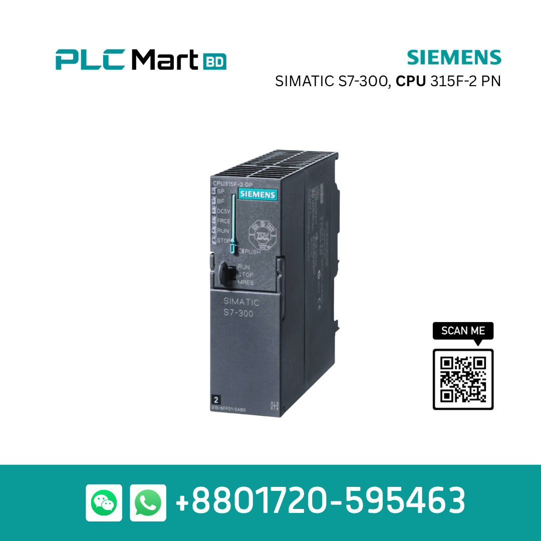 Siemens SIMATIC S7-300 CPU 315F-2 PN/DP Fail-Safe PLC – 6ES7315-2FJ14-0AB0