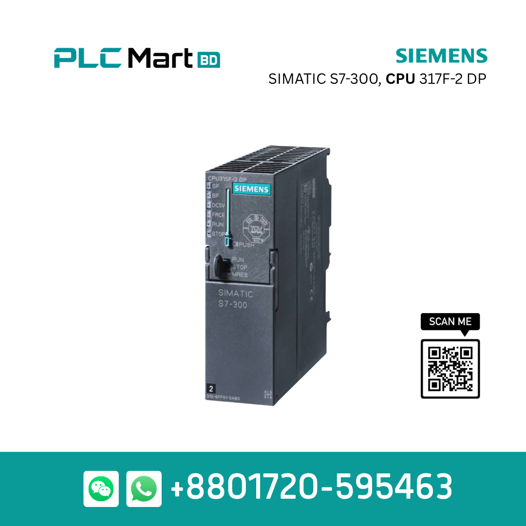 Siemens SIMATIC S7-300 CPU 317F-2 DP Fail-Safe PLC – 6ES7317-6FF04-0AB0