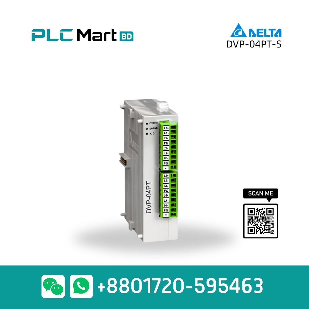 DVP04PT Temperature Measurement Expansion Module (4-Channel RTD Input)