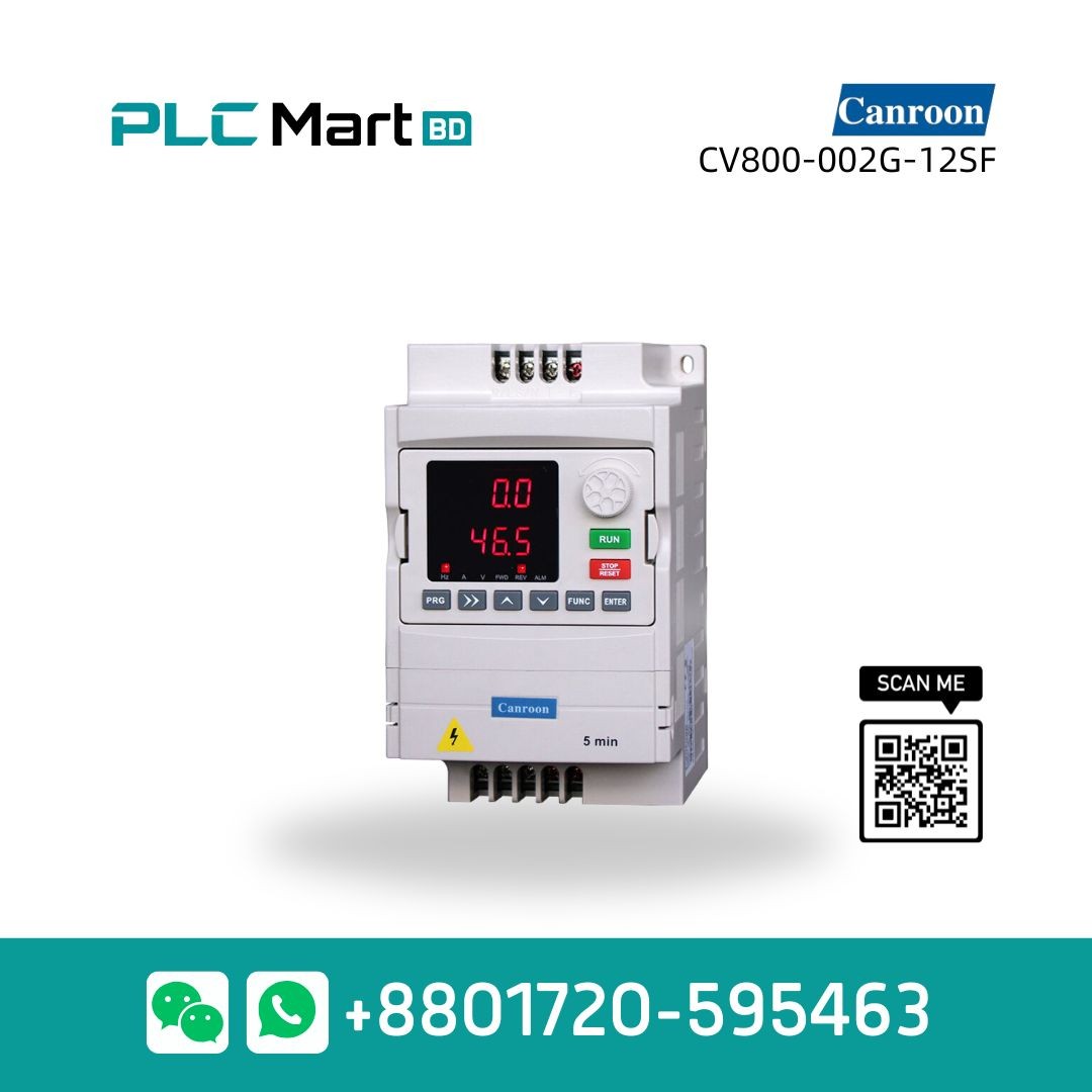Canroon CV800-002G-12SF CV800 Series 2.2kW Single Phase AC (VFD) Inverter