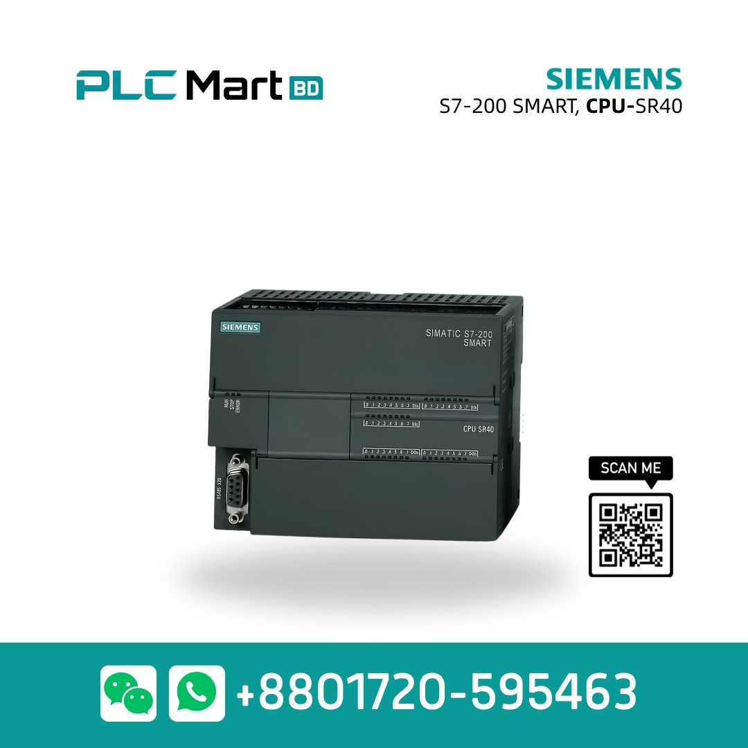 Siemens SIMATIC S7-200 SMART CPU SR40 AC/DC/Relay – 6ES7288-1SR40-0AA0