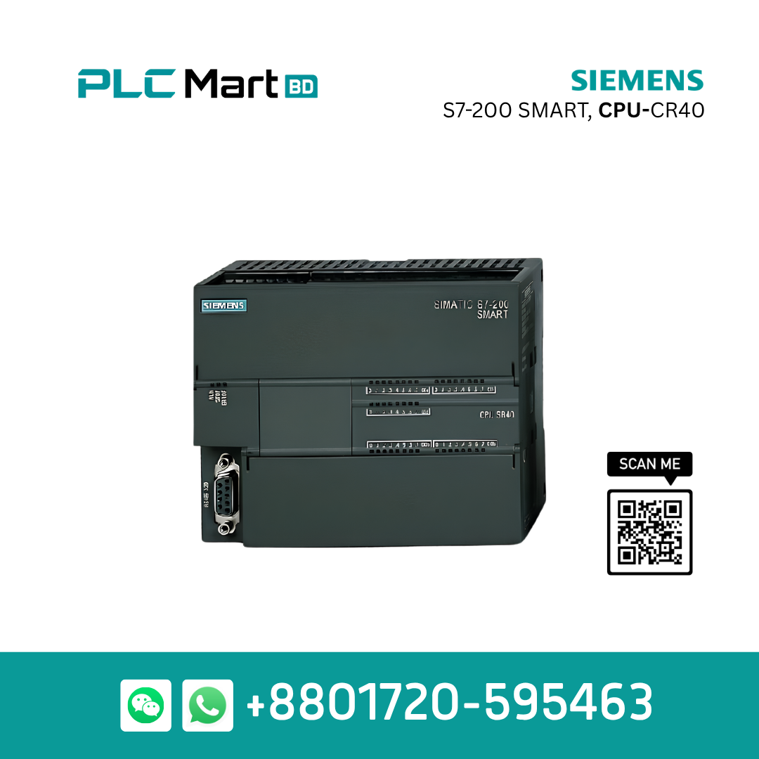 Siemens SIMATIC S7-200 SMART CPU CR40 AC/DC/Relay PLC – 6ES7288-1CR40-0AA0