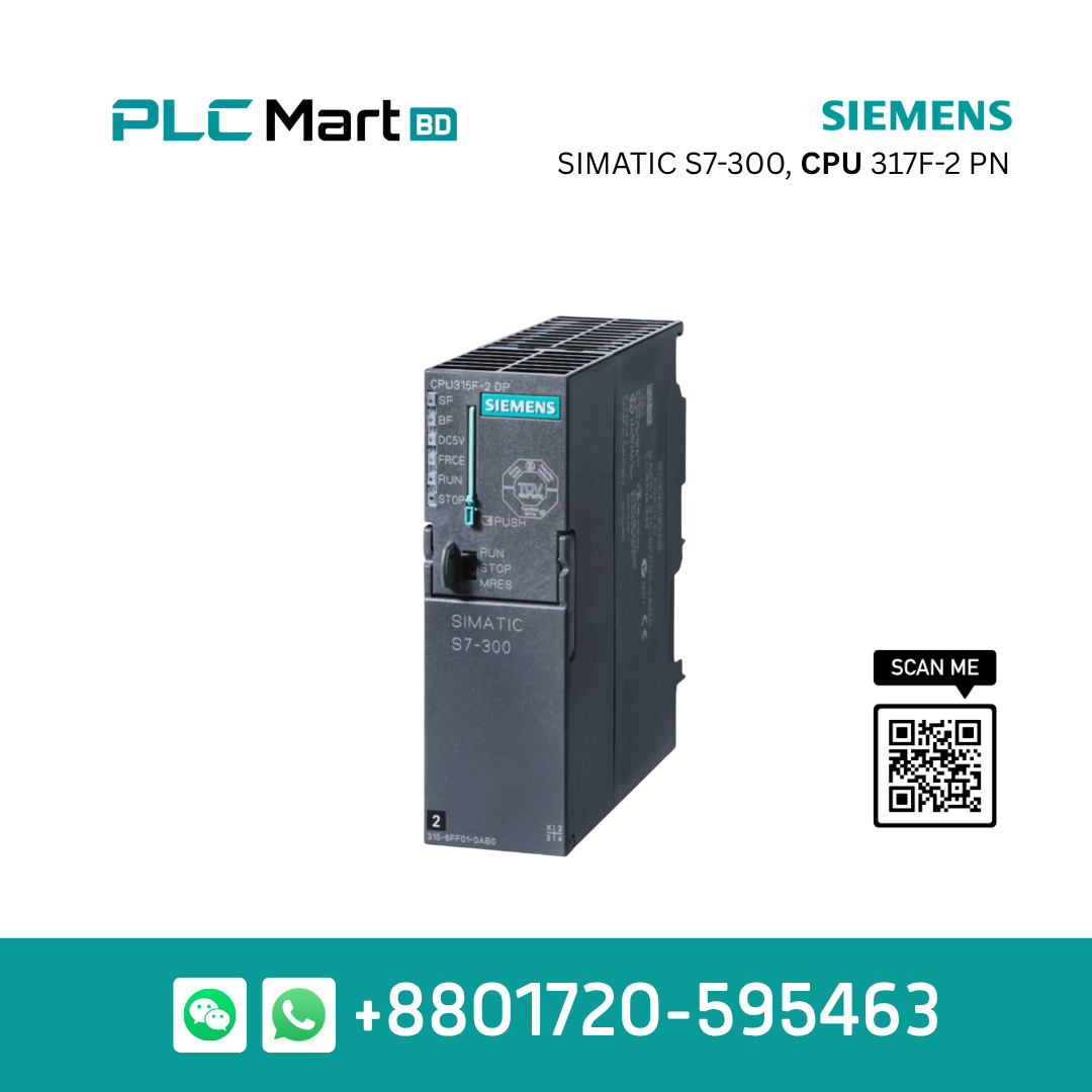 Siemens SIMATIC S7-300 CPU 317F-2 PN/DP Fail-Safe PLC – 6ES7317-2FK14-0AB0