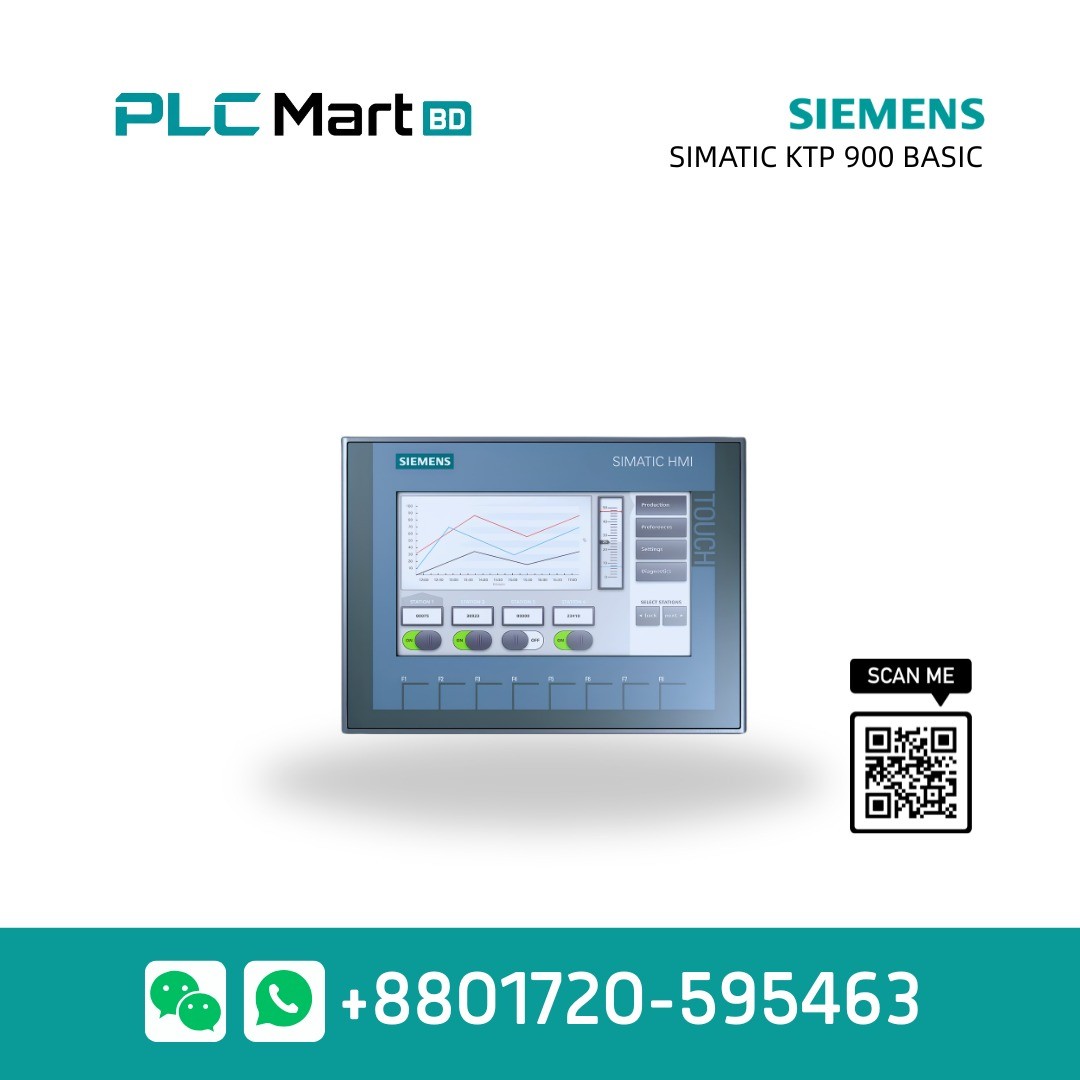 Siemens SIMATIC HMI KTP900 Basic Panel – 6AV2123-2JB03-0AX0