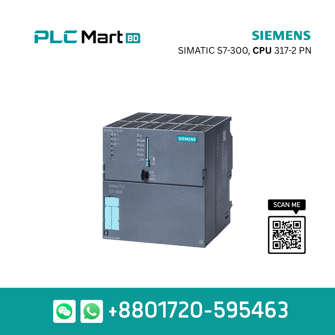 Siemens SIMATIC S7-300 CPU 319F-3 PN/DP Fail-Safe PLC – 6ES7318-3FL01-0AB0